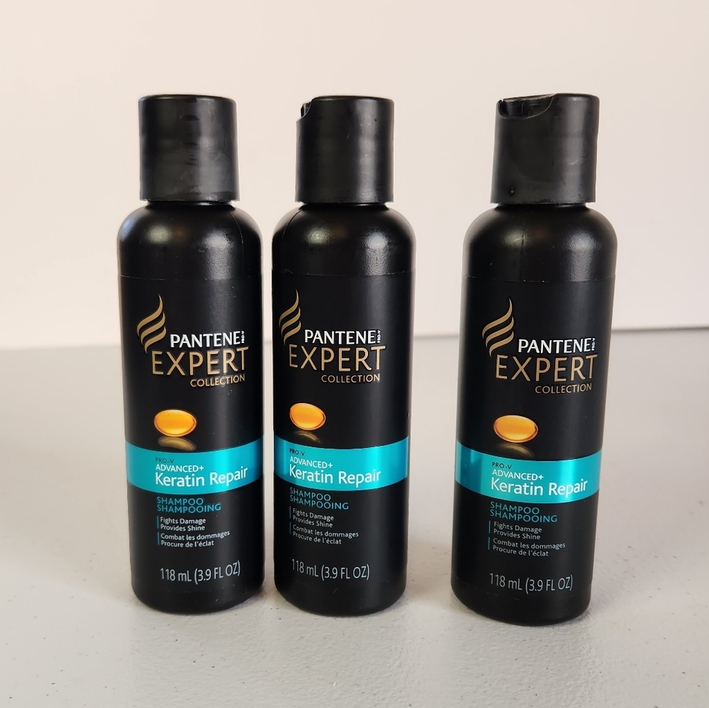 Pantene Pro-V Expert Collection Advanced Keratin Repair Shampoo 3.9 fl.oz x3 New